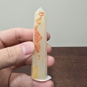 Golden Healer Calcite Crystal Tower